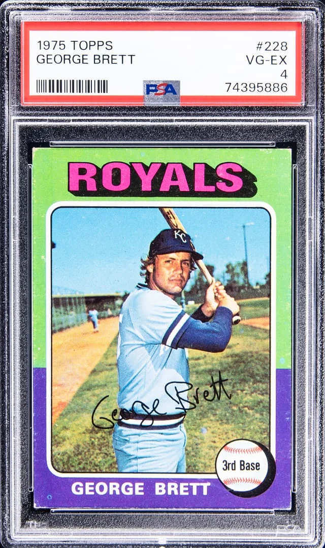 1975 Topps George Brett #228 card image