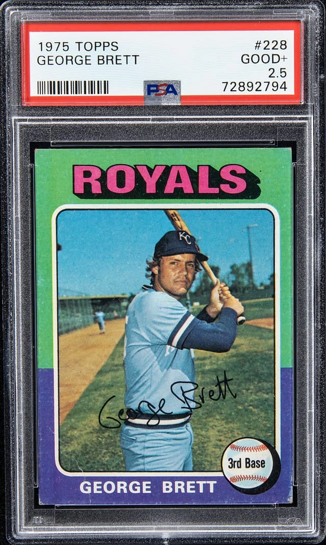 1975 Topps Geroge Brett #228 card image