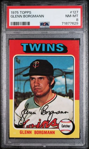 1975 Topps Glenn Borgmann #127 card image