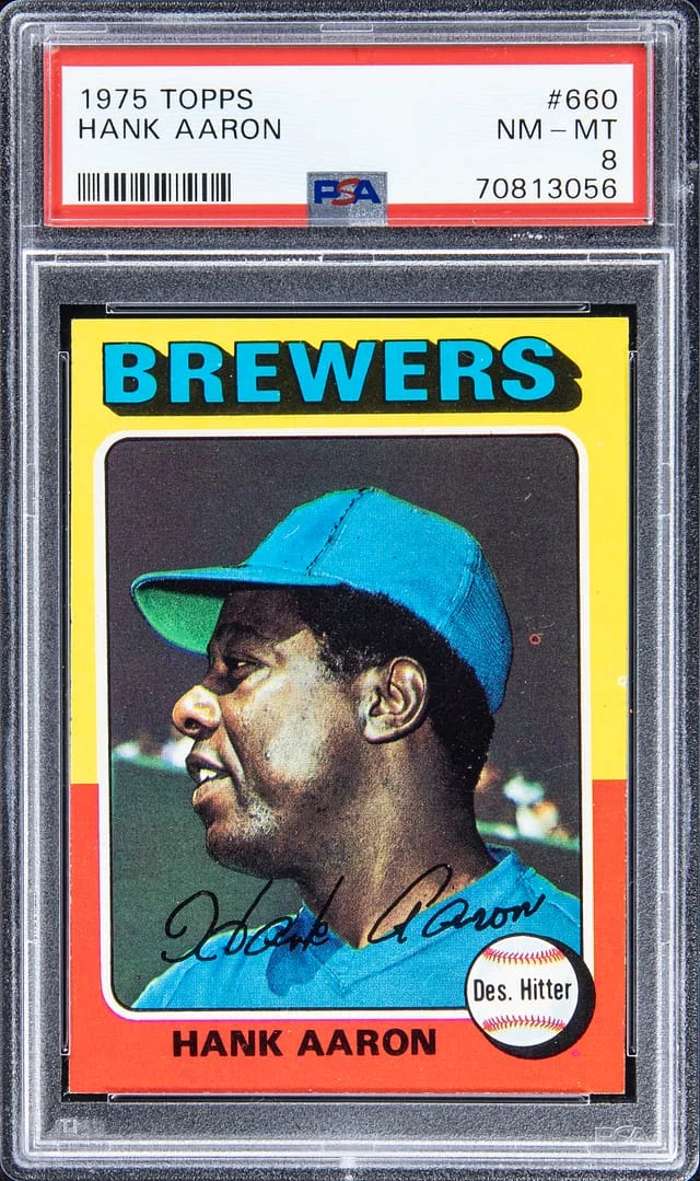 1975 Topps Hank Aaron #690 card image