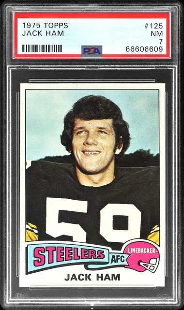 1975 Topps Jack Ham #125 card image