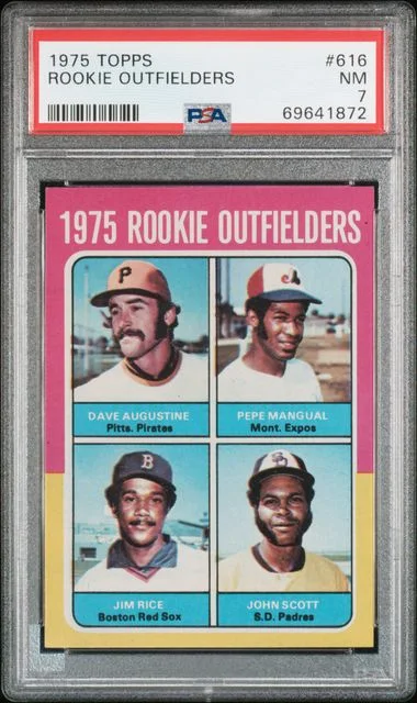 1975 Topps Jim Rice Outfielders #616 card image