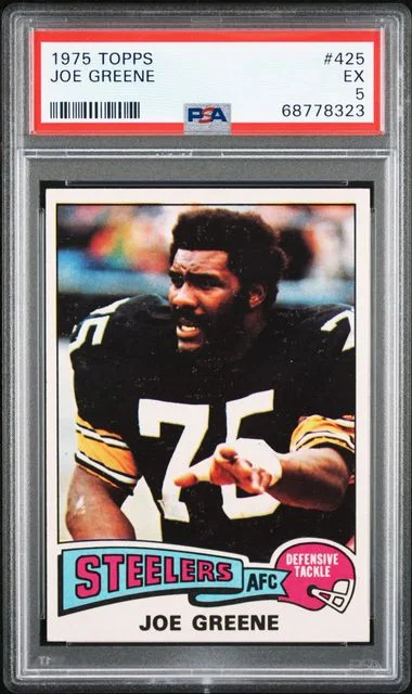 1975 Topps Joe Greene #425 card image