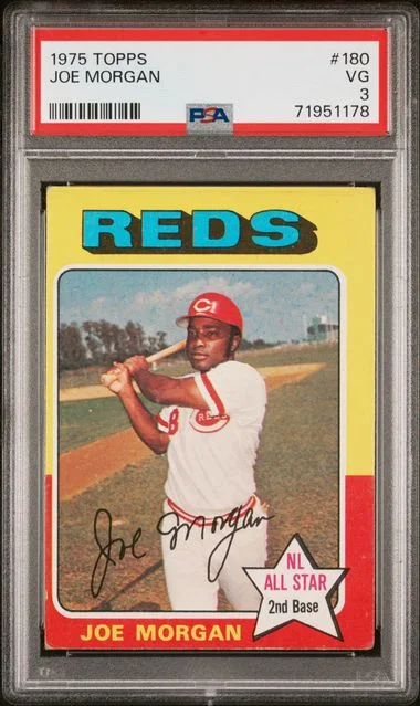 1975 Topps Joe Morgan #180 card image