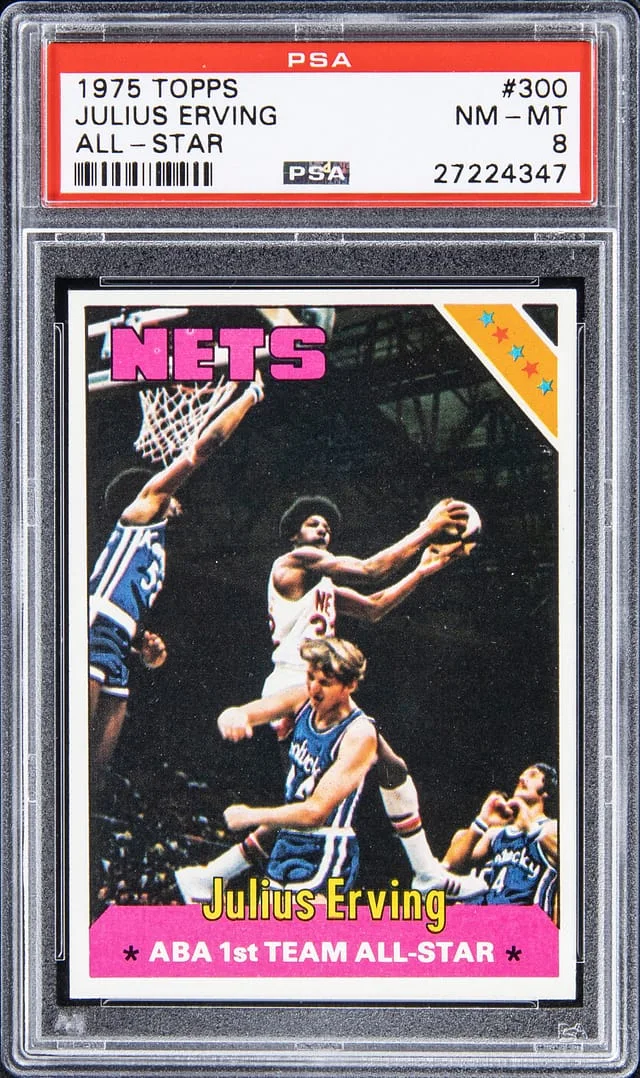 1975 Topps Julius Erving All-Star #300 card image