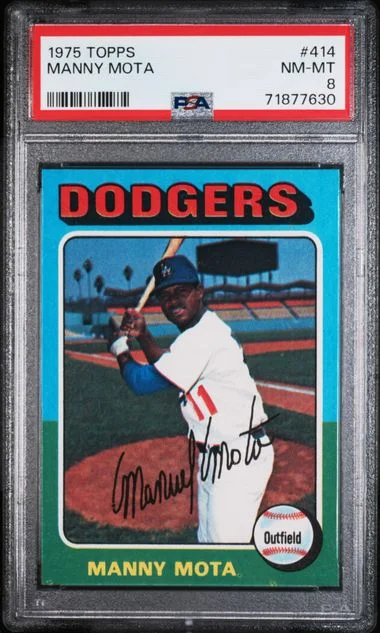 1975 Topps Manny Mota #414 card image