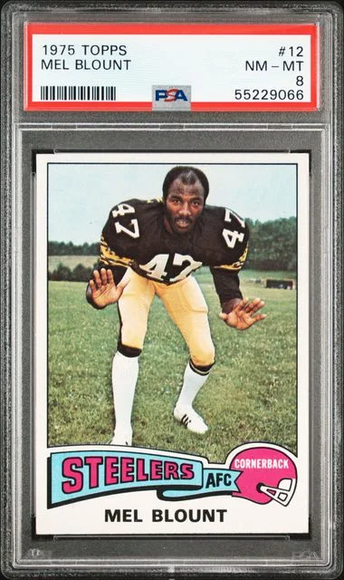 1975 Topps Mel Blount #12 card image