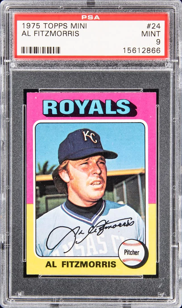 1975 Topps Mini Al Fitzmorris #24 card image