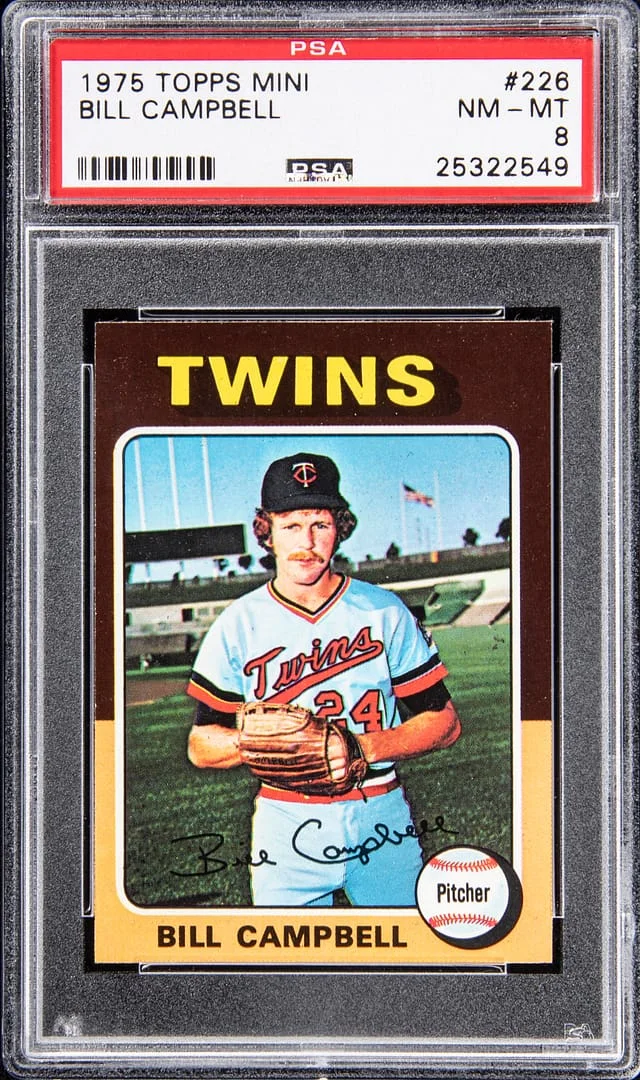 1975 Topps Mini Bill Campbell #226 card image