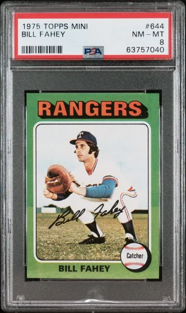 1975 Topps Mini Bill Fahey #644 card image
