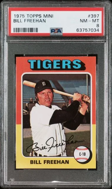 1975 Topps Mini Bill Freehan #397 card image