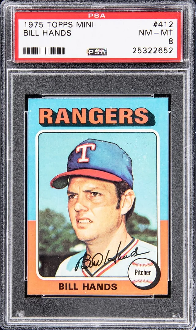 1975 Topps Mini Bill Hands #412 card image