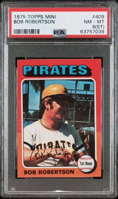 1975 Topps Mini Bob Robertson #409 card image