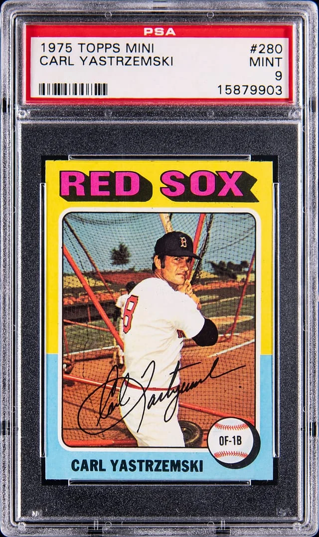 1975 Topps Mini Carl Yastrzemski #280 card image