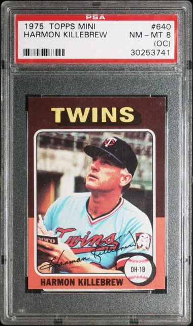 1975 Topps Mini Harmon Killebrew #640 card image