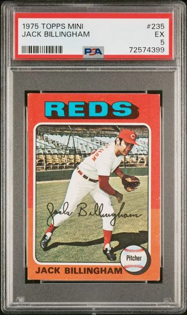 1975 Topps Mini Jack Billingham #235 card image