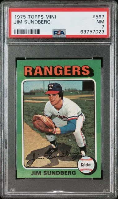 1975 Topps Mini Jim Sundberg #567 card image