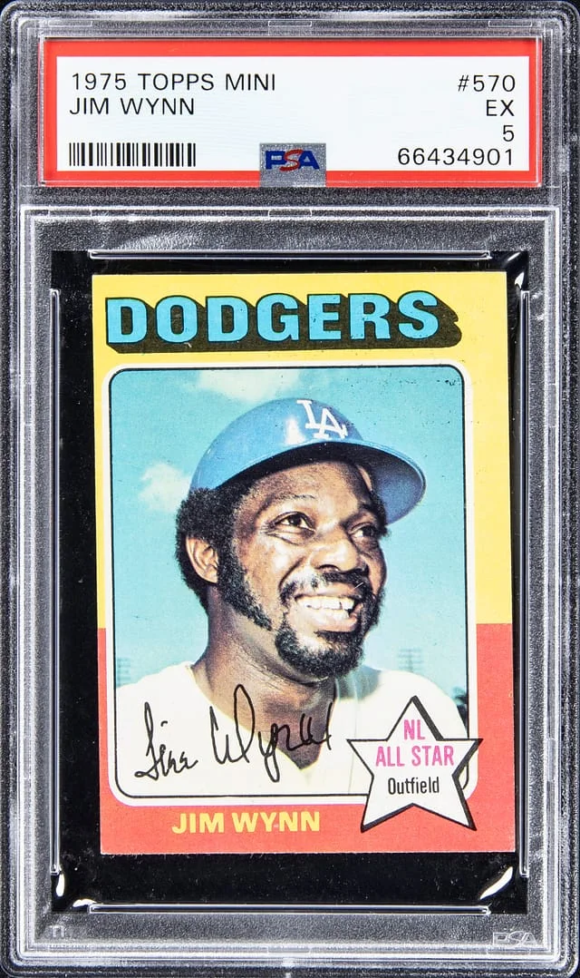 1975 Topps Mini Jim Wynn #570 card image