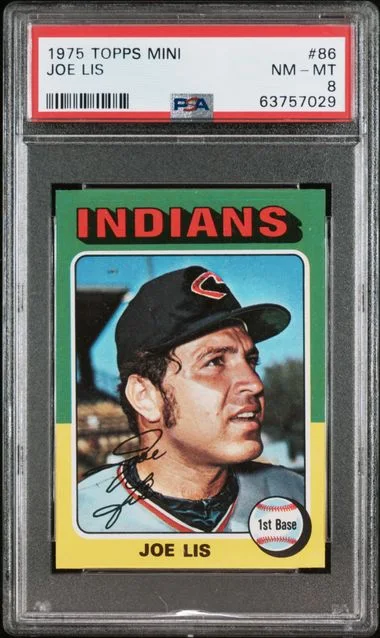 1975 Topps Mini Joe Lis #86 card image