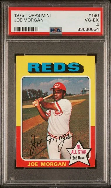 1975 Topps Mini Joe Morgan #180 card image