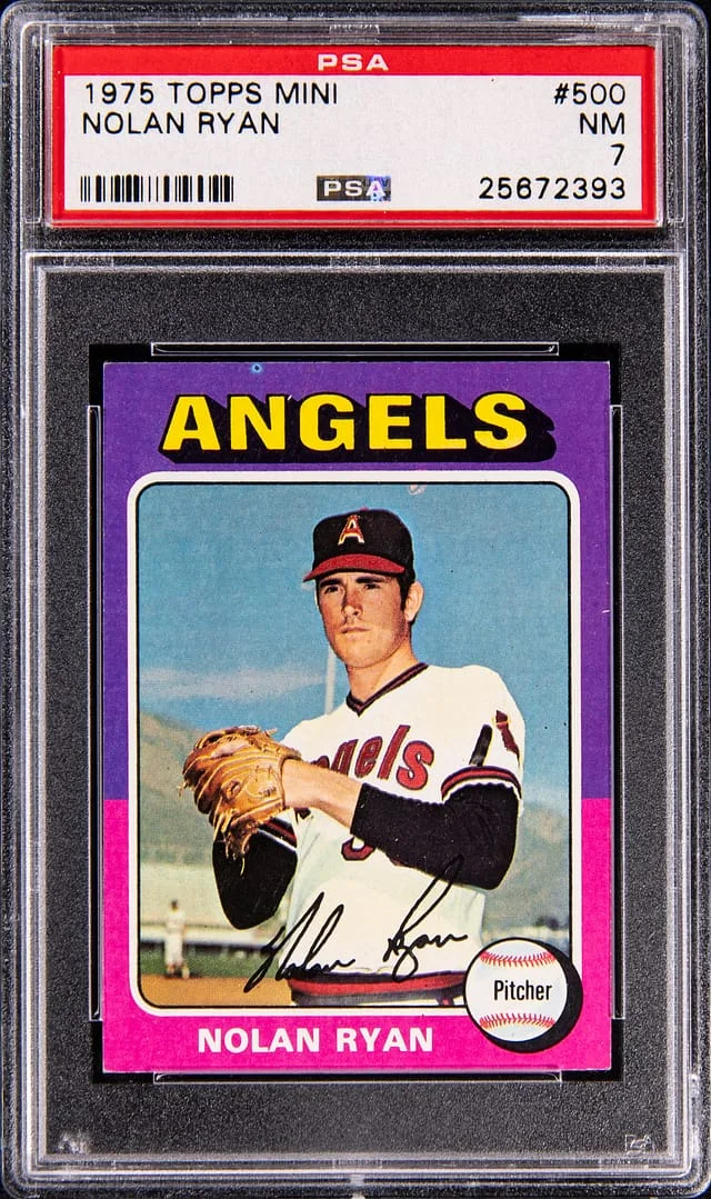 1975 Topps Mini Nolan Ryan #500 card image