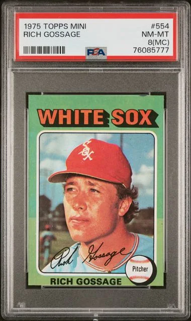 1975 Topps Mini Rich Gossage #554 card image