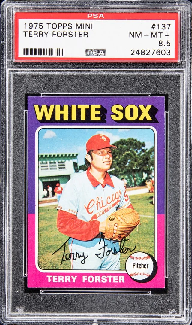1975 Topps Mini Terry Forster #137 card image