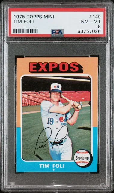 1975 Topps Mini Tim Foli #149 card image