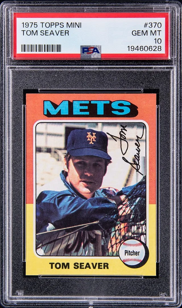 1975 Topps Mini Tom Seaver #370 card image