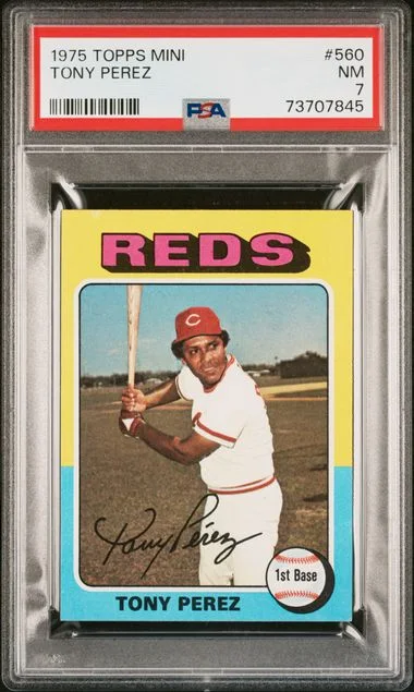 1975 Topps Mini Tony Perez #560 card image