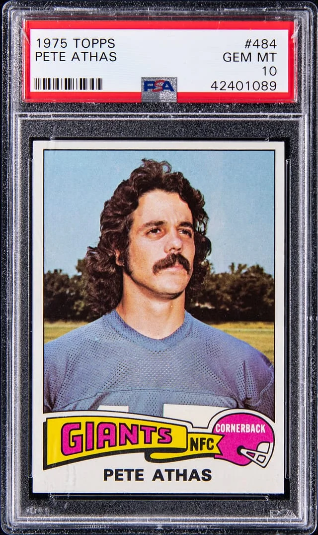 1975 Topps Pete Athas #484 card image