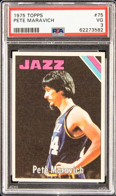 1975 Topps Pete Maravich #75 card image