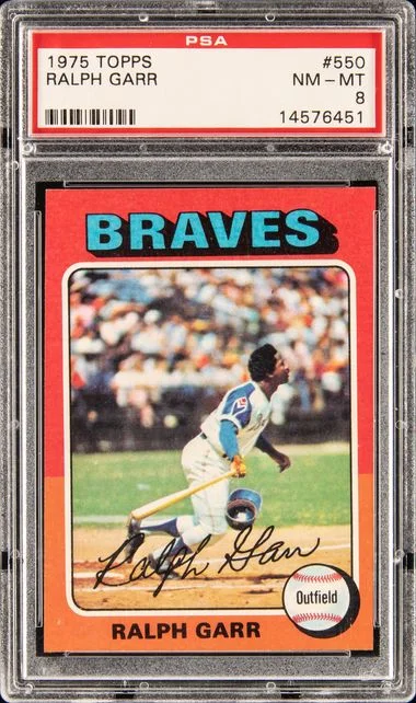1975 Topps Ralph Garr #550 card image