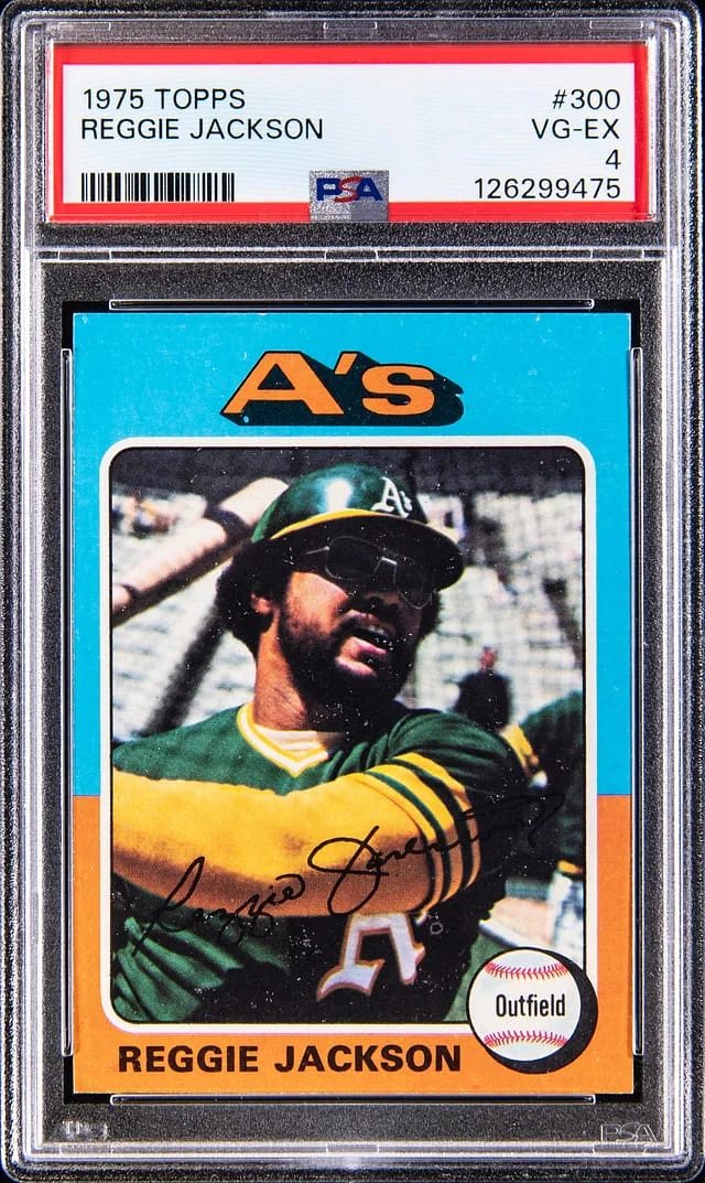 1975 Topps Reggie Jackson #300 card image