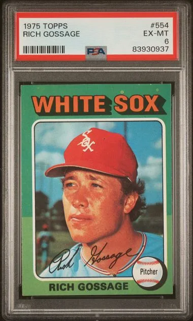 1975 Topps Rich Gossage #554 card image