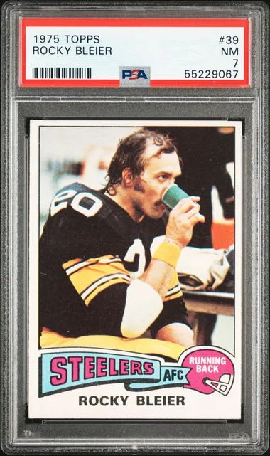1975 Topps Rocky Bleier #39 card image