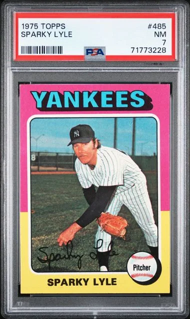 1975 Topps Sparky Lyle #485 card image