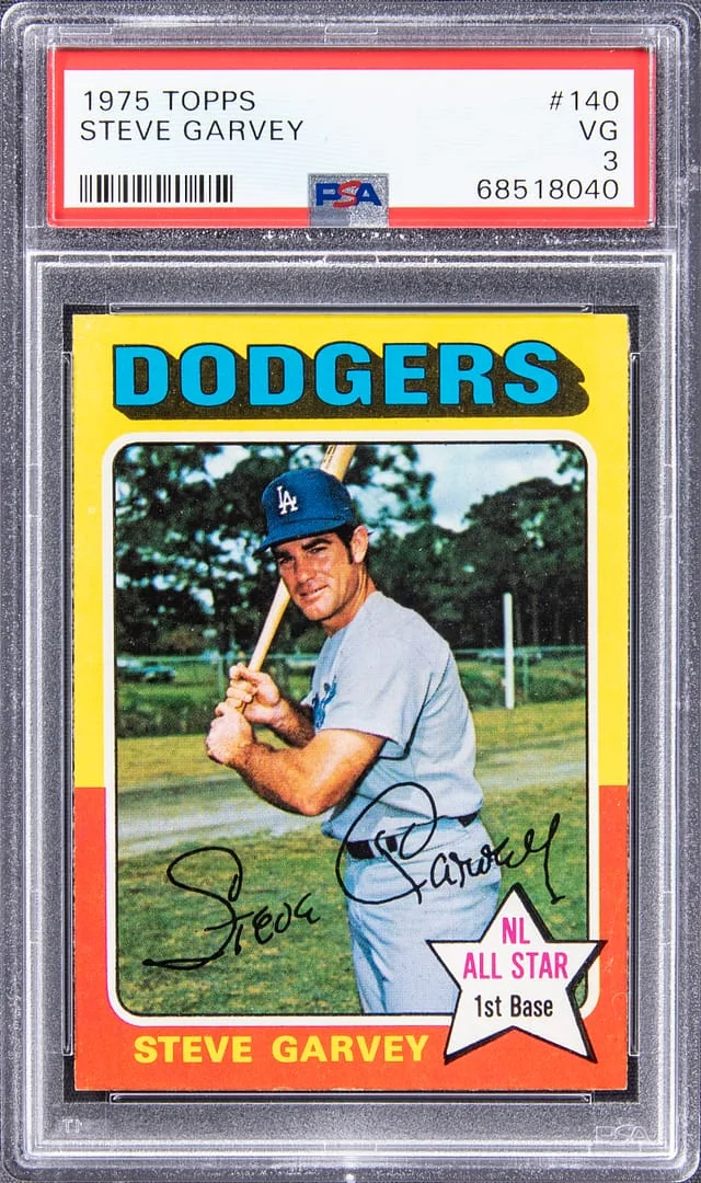 1975 Topps Steve Garvey #140 card image