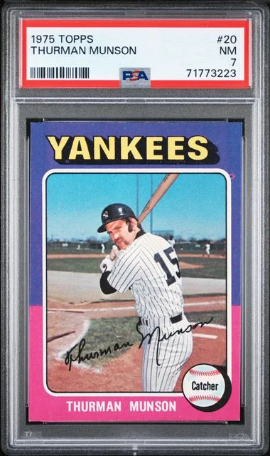 1975 Topps Thurman Munson #20 card image