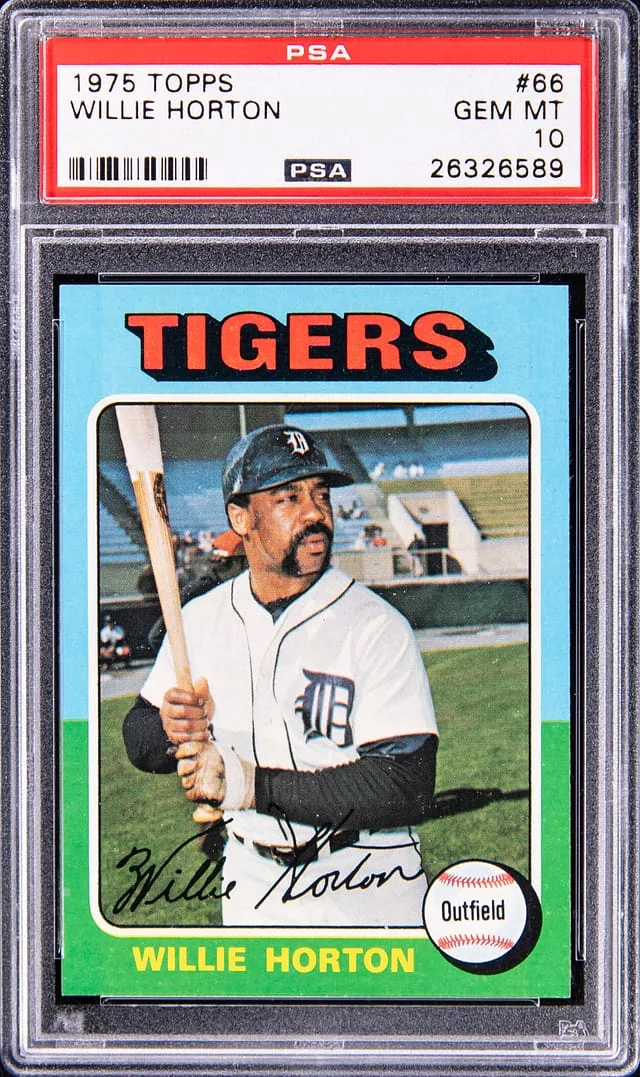 1975 Topps Willie Horton #66 card image