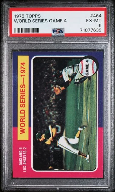 1975 Topps World Series Game 4 #464 card image