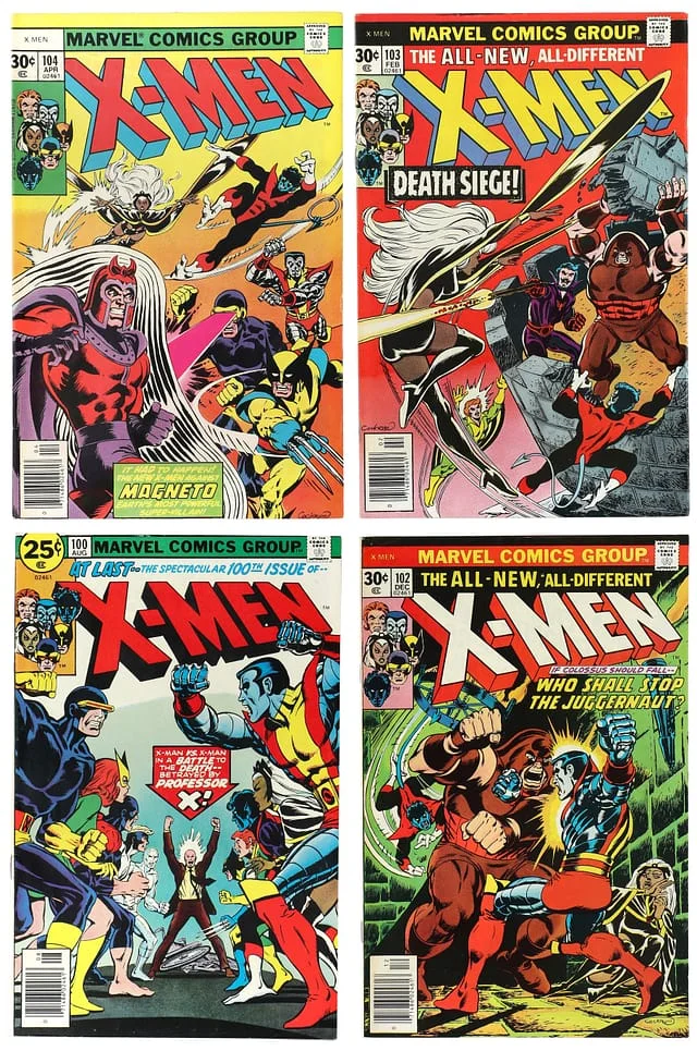 1976-77 Marvel) Books - Raw - Classic Old vs. New X-Men, Origin of Storm #4 card image