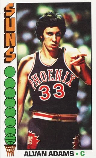 1976-77 Topps Alvan Adams #75 card image