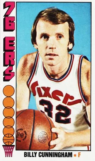1976-77 Topps Billy Cunningham #93 card image