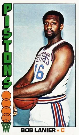 1976-77 Topps Bob Lanier #10 card image