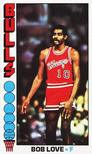 1976-77 Topps Bob Love #45 card image