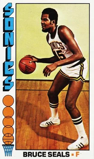 1976-77 Topps Bruce Seals #63 card image