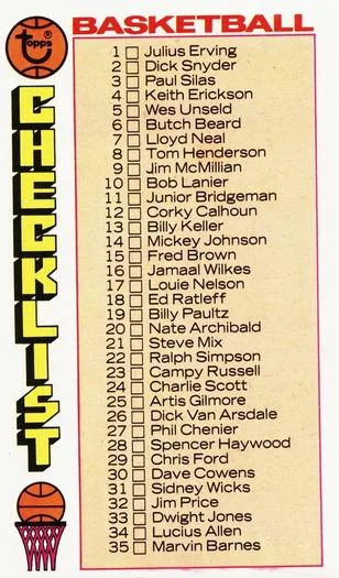 1976-77 Topps Checklist: 1-144 #48 card image