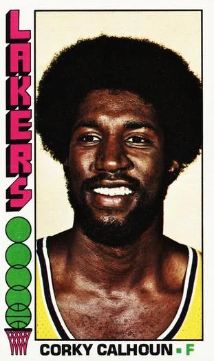 1976-77 Topps Corky Calhoun #12 card image