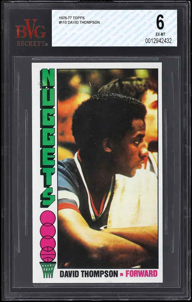 1976-77 Topps David Thompson #110 card image